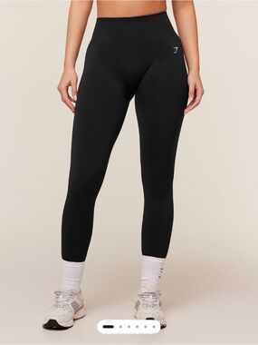 Gymshark Black High-Rise Seamless Leggings